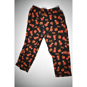 Hot Stuff the Little Devil Pajama PJ Sleep Pants Fleece "Heart Warmer"- Preowned